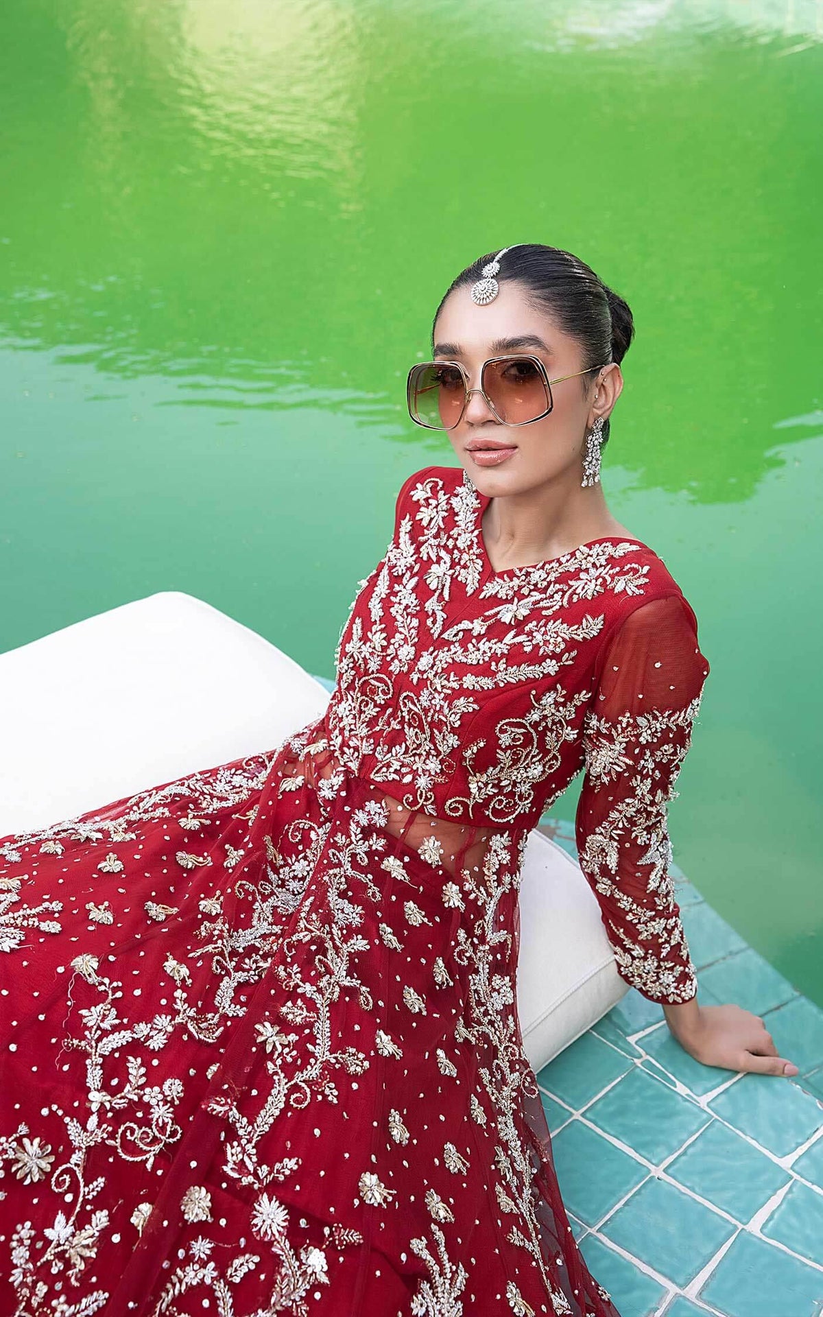 Luminescent Tulle - Shop Now at Asifa and Nabeel