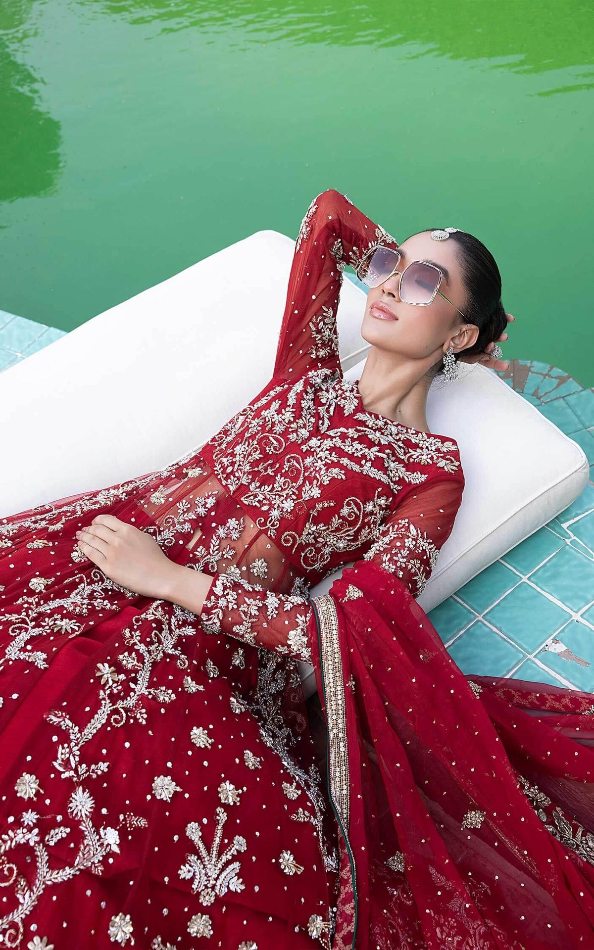 Luminescent Tulle - Shop Now at Asifa and Nabeel