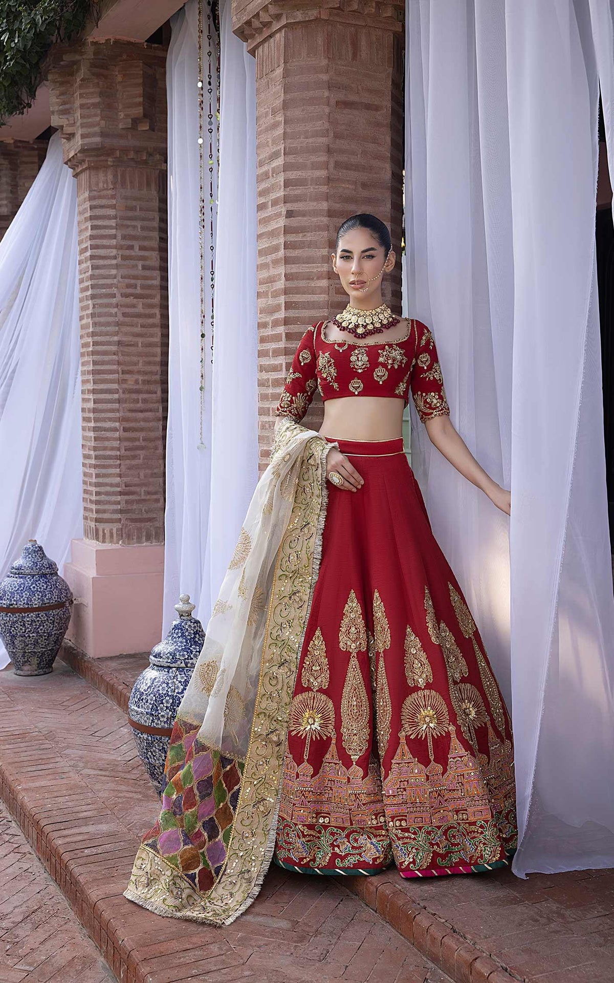 Vermilion Red - Shop Now at Asifa and Nabeel