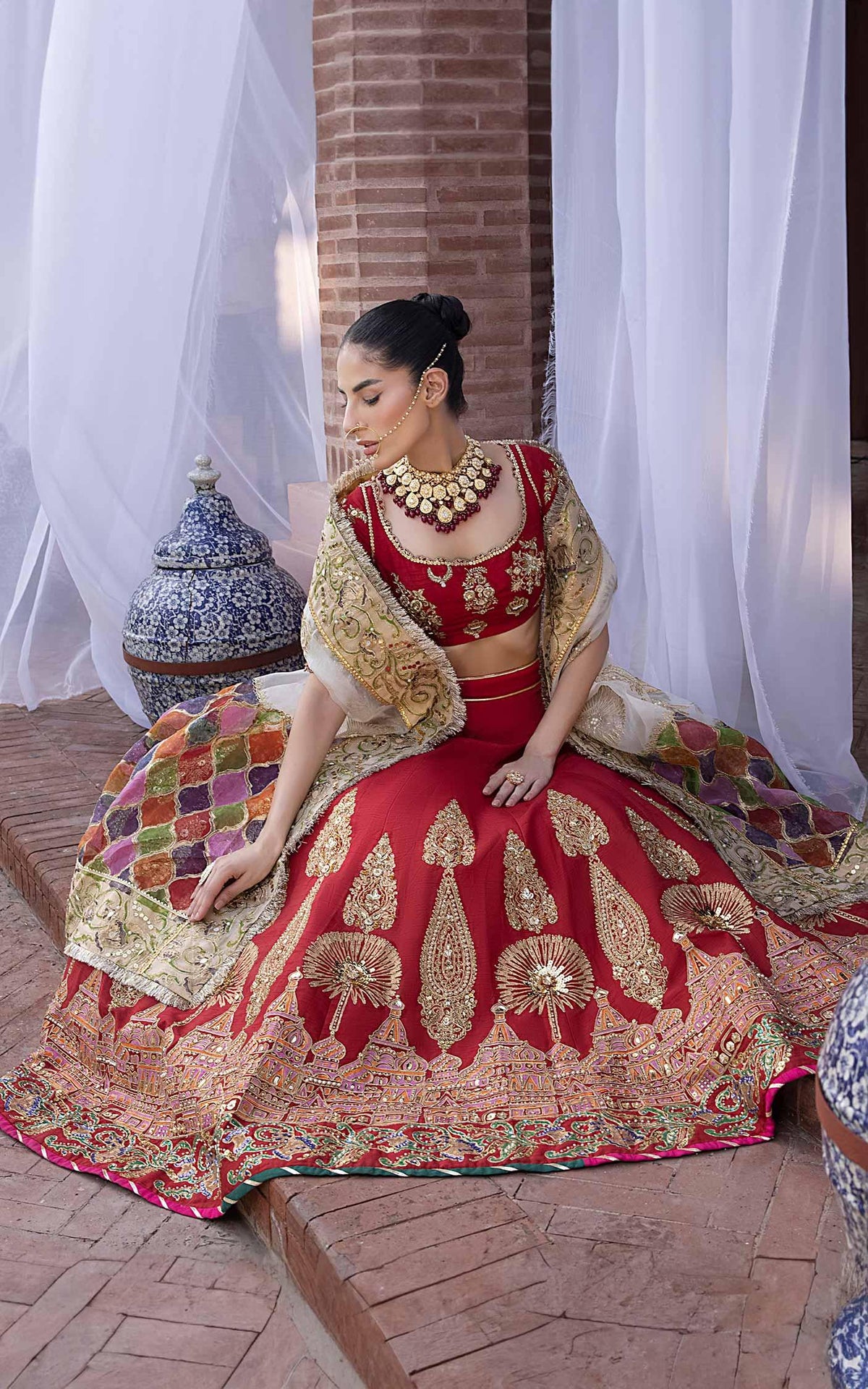 Vermilion Red - Shop Now at Asifa and Nabeel