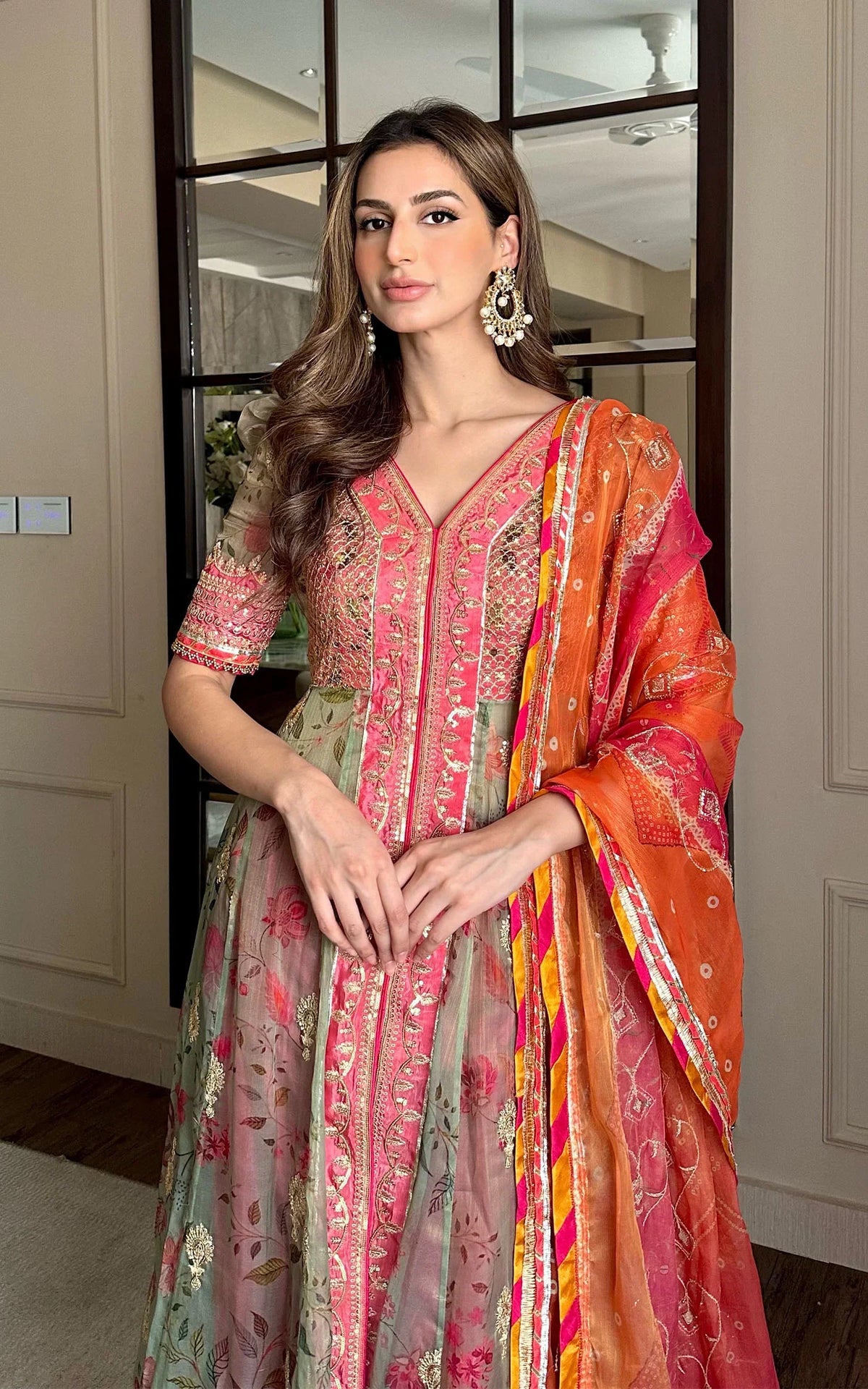 Rangoli (ANB-01) | Unstitched Festive - Shop Now at Asifa and Nabeel