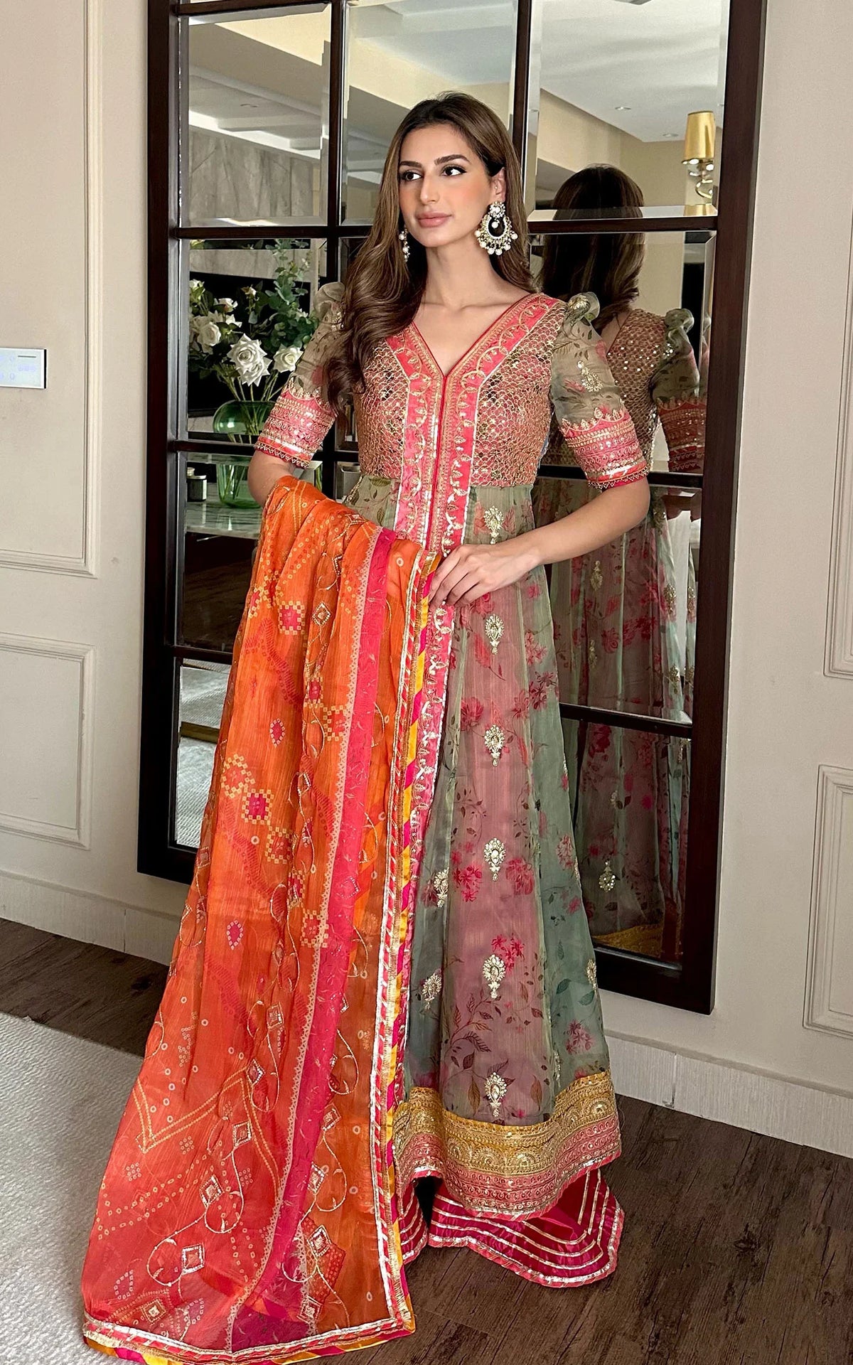 Rangoli (ANB-01) | Unstitched Festive - Shop Now at Asifa and Nabeel