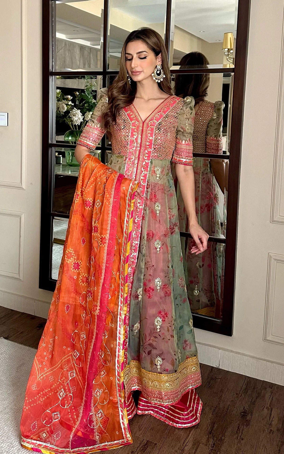 Rangoli (ANB-01) | Unstitched Festive - Shop Now at Asifa and Nabeel