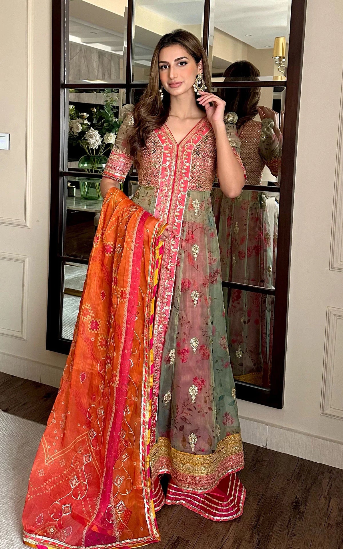 Rangoli (ANB-01) | Unstitched Festive - Shop Now at Asifa and Nabeel
