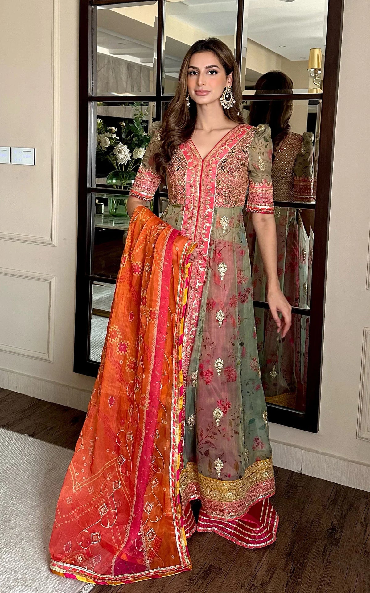Rangoli (ANB-01) | Unstitched Festive