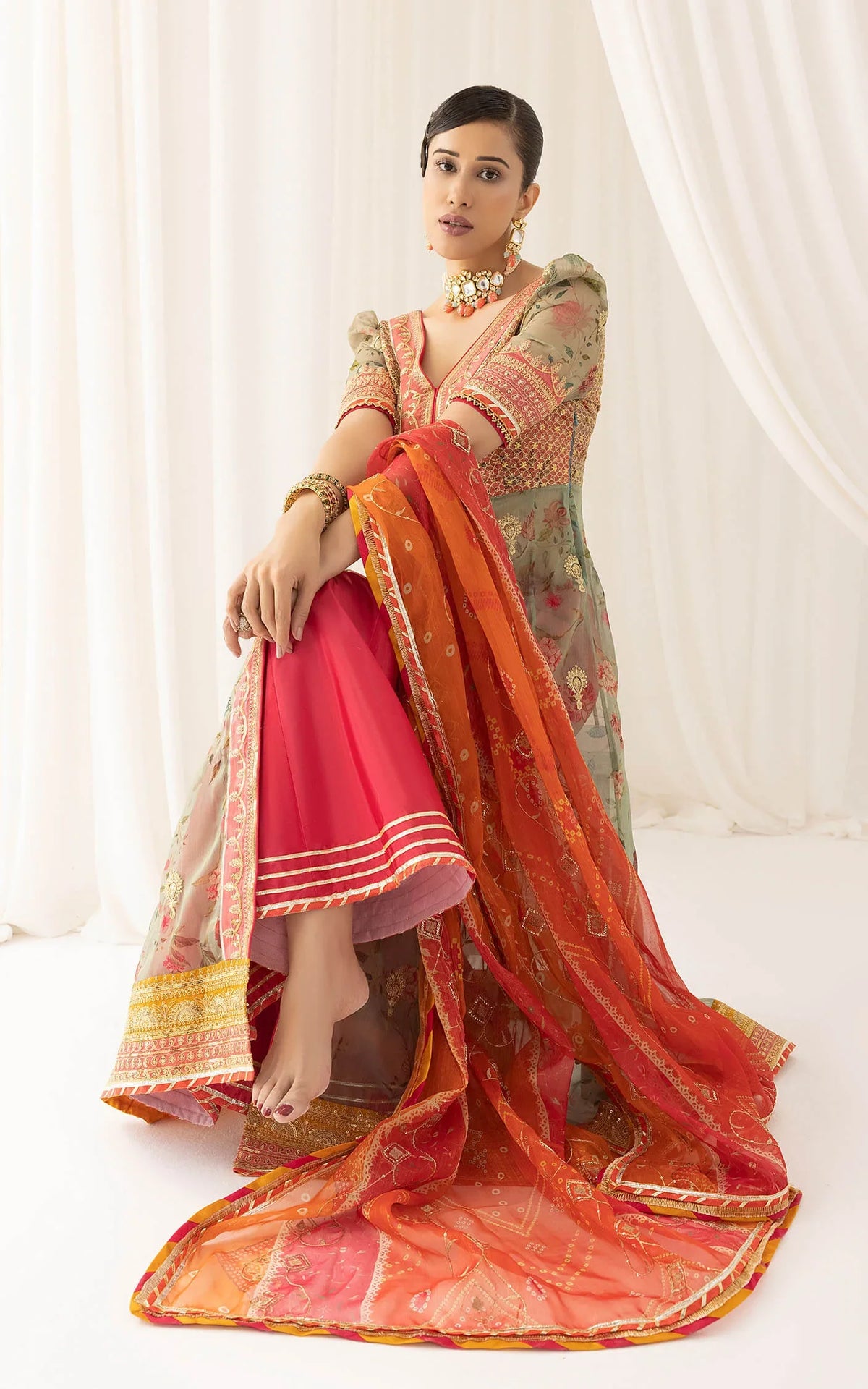 Rangoli (ANB-01) | Unstitched Festive