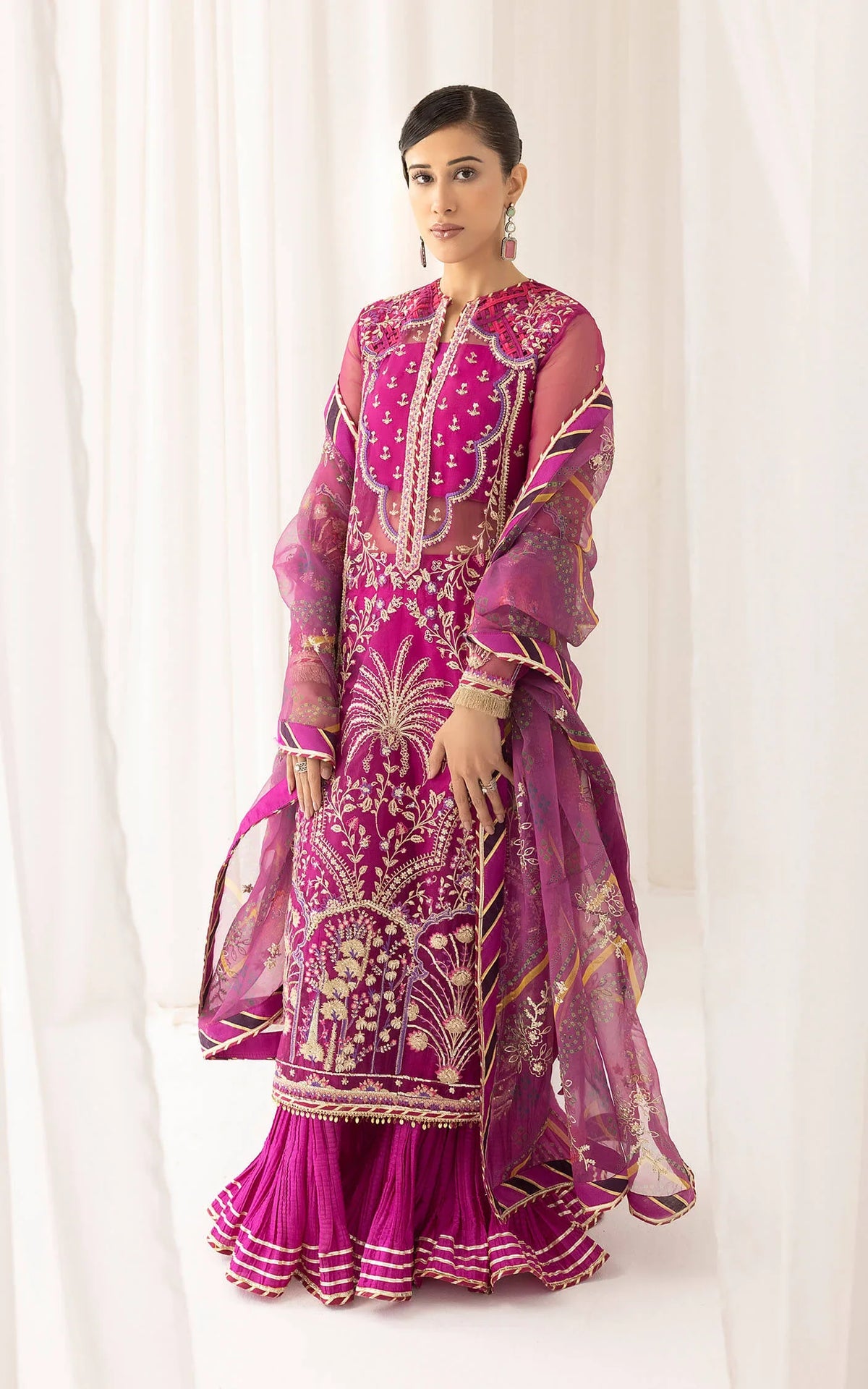 Raqs (ANB-02) | Unstitched Festive - Shop Now at Asifa and Nabeel