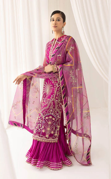 Raqs (ANB-02) | Unstitched Festive - Shop Now at Asifa and Nabeel