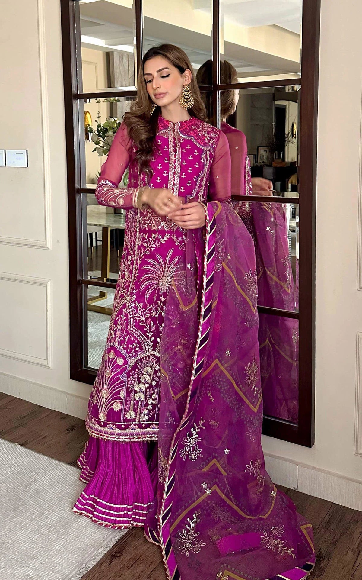 Raqs (ANB-02) | Unstitched Festive - Shop Now at Asifa and Nabeel