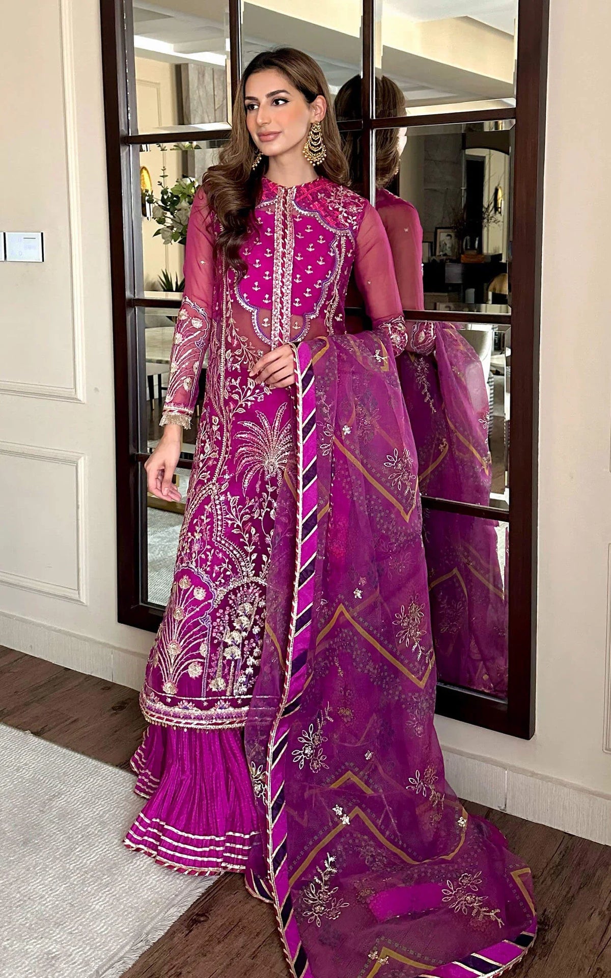 Raqs (ANB-02) | Unstitched Festive - Shop Now at Asifa and Nabeel