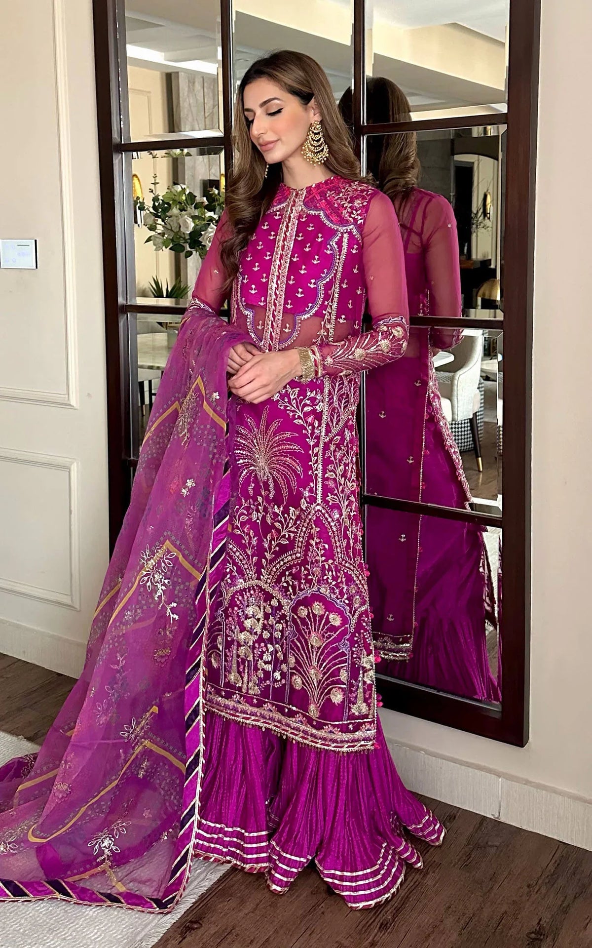 Raqs (ANB-02) | Unstitched Festive - Shop Now at Asifa and Nabeel
