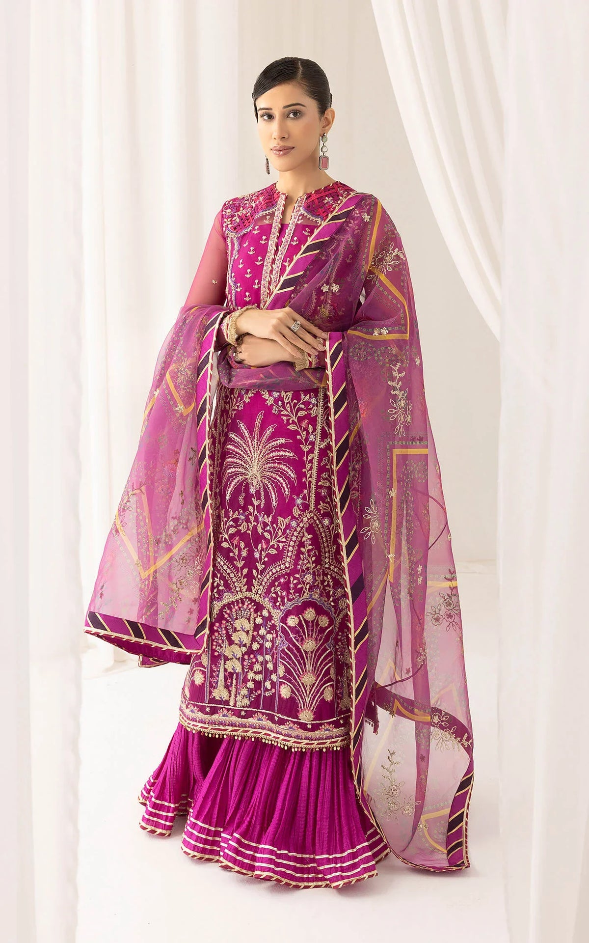 Raqs (ANB-02) | Unstitched Festive - Shop Now at Asifa and Nabeel