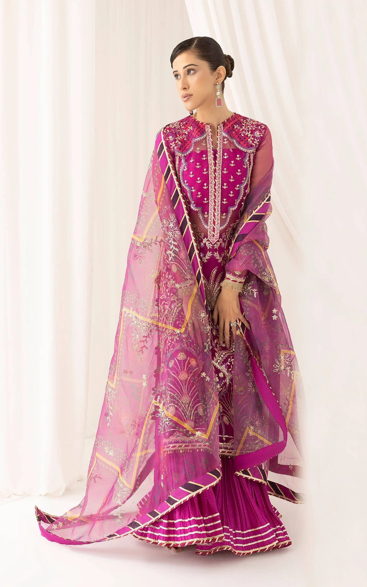 Raqs (ANB-02) | Unstitched Festive - Shop Now at Asifa and Nabeel