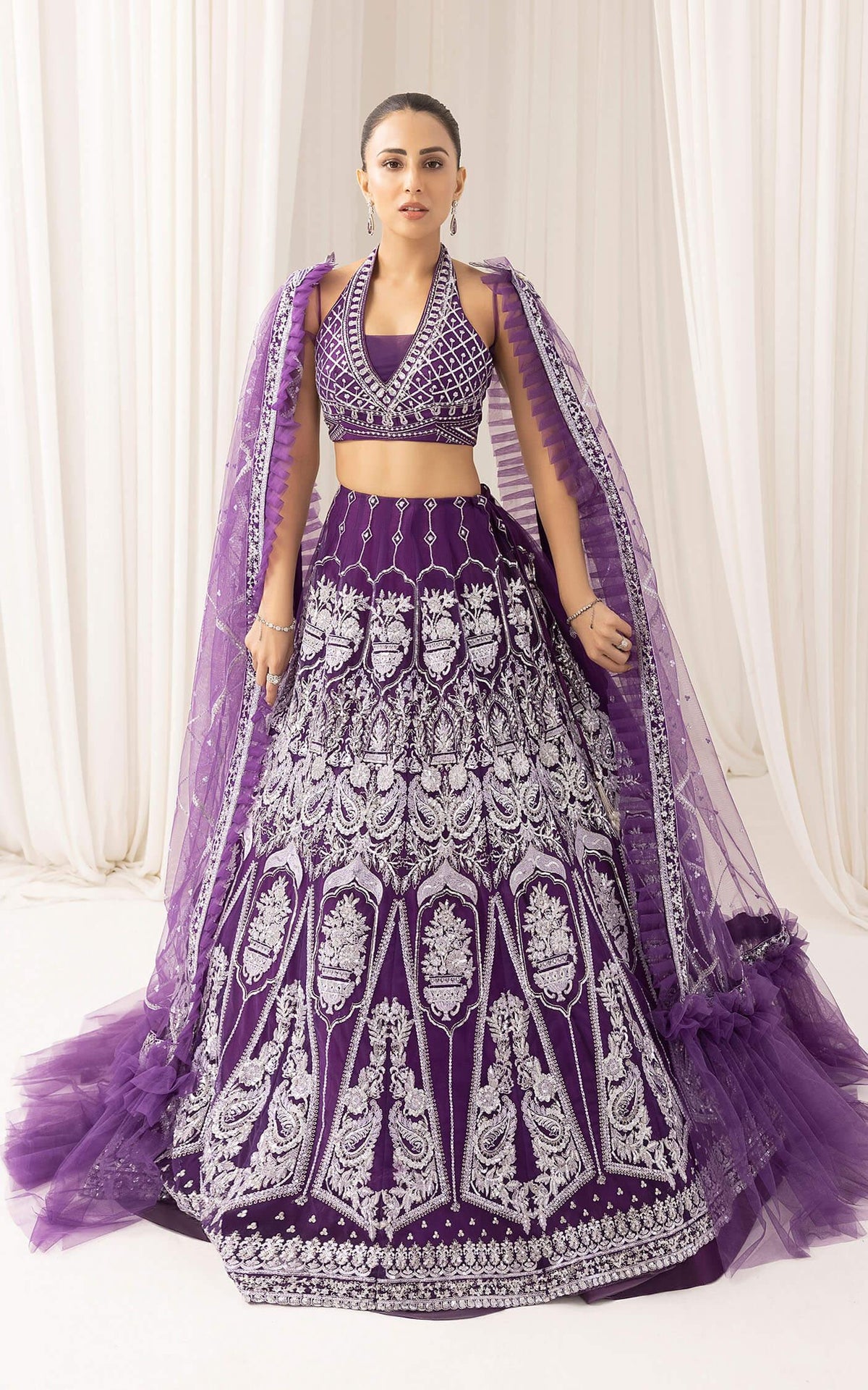 Bandhani (ANB-07) | Unstitched Festive - Shop Now at Asifa and Nabeel