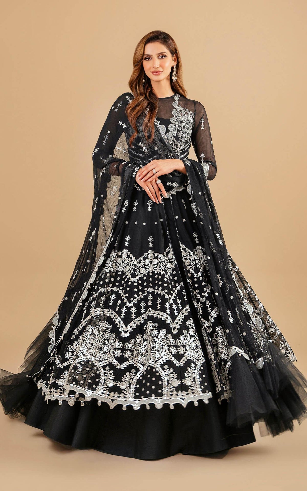 Basanti (ANB-08) | Unstitched Festive - Shop Now at Asifa and Nabeel