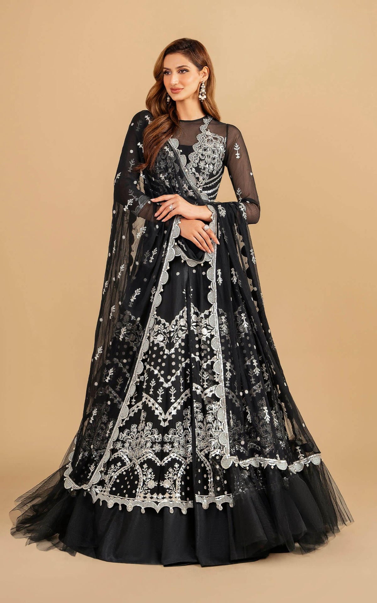 Basanti (ANB-08) | Unstitched Festive - Shop Now at Asifa and Nabeel