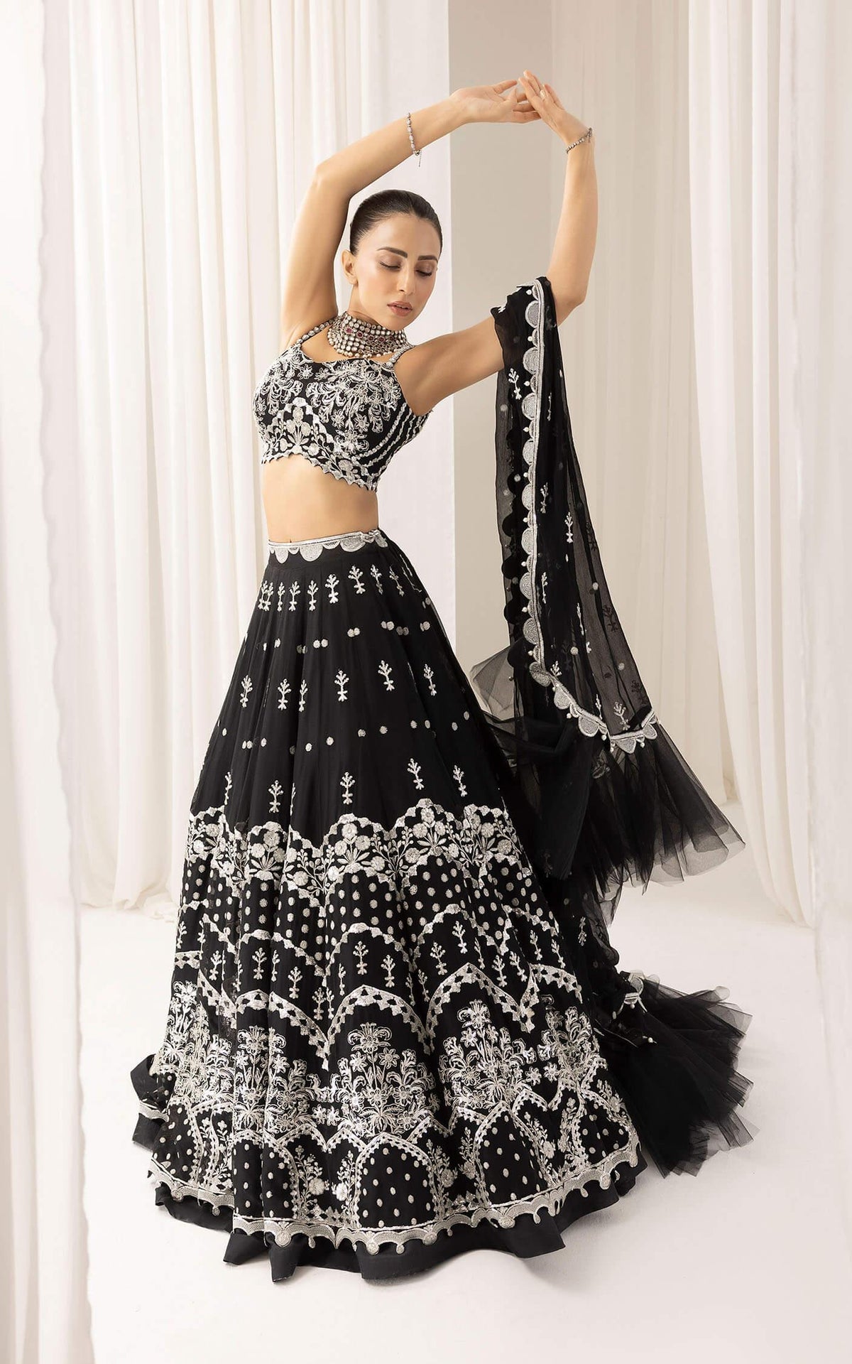 Basanti (ANB-08) | Unstitched Festive - Shop Now at Asifa and Nabeel