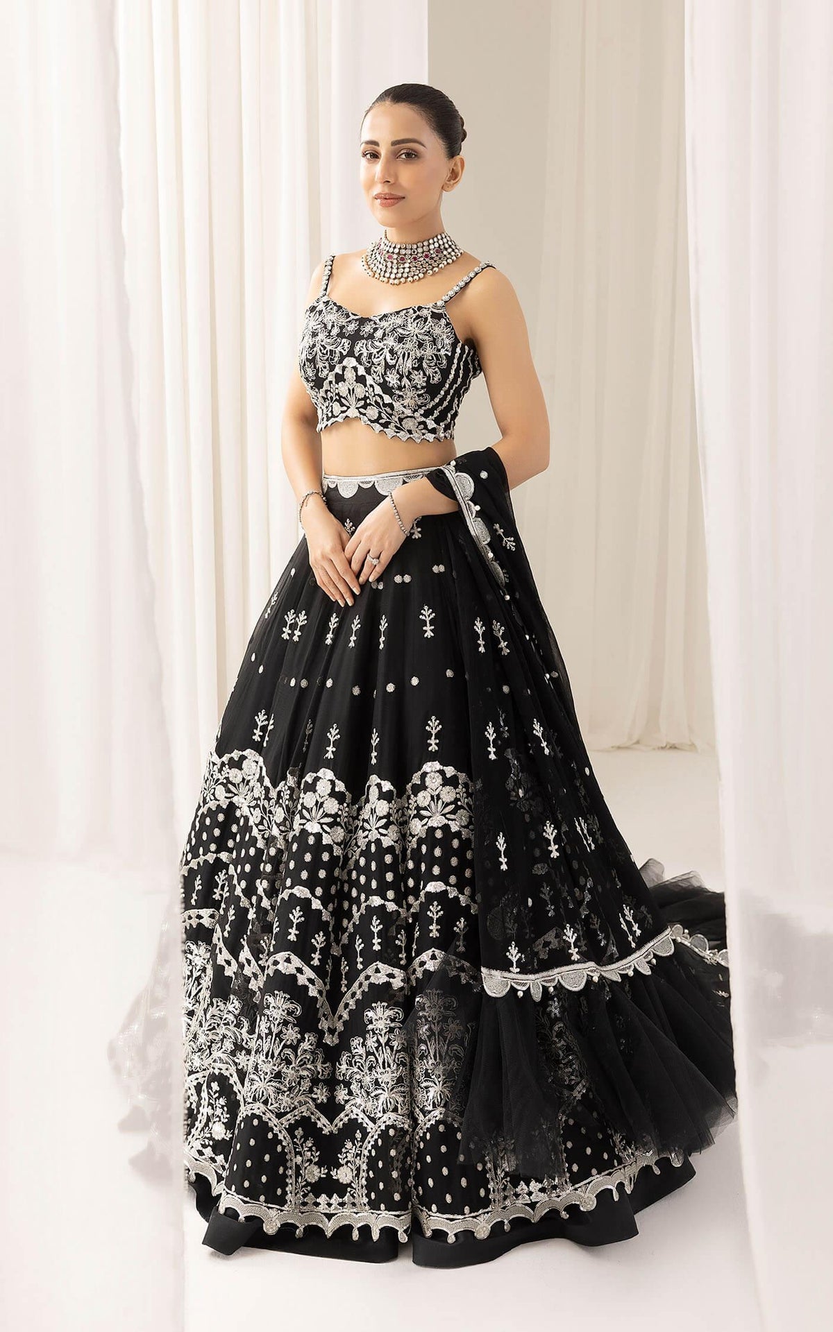 Basanti (ANB-08) | Unstitched Festive - Shop Now at Asifa and Nabeel