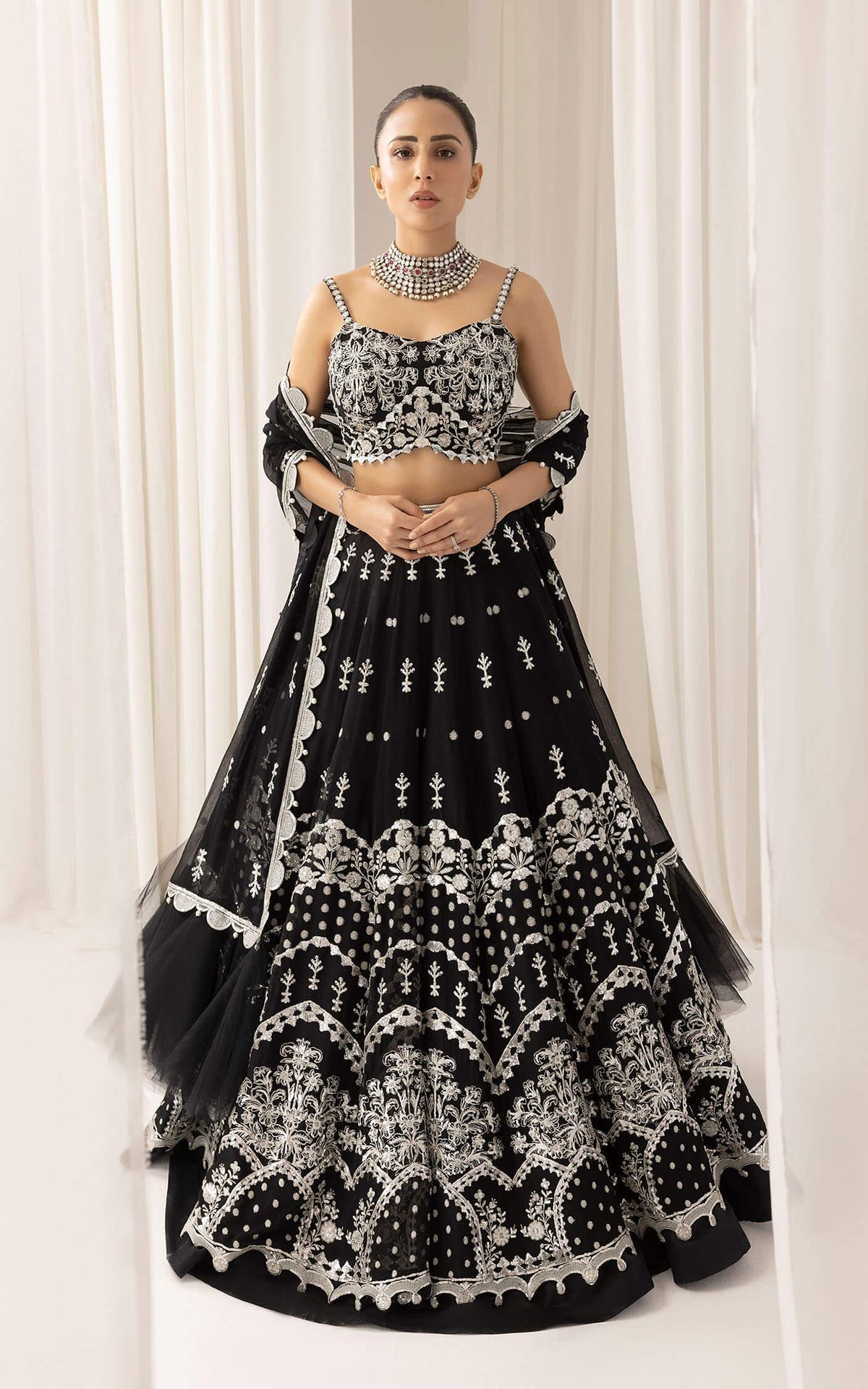 Basanti (ANB-08) | Unstitched Festive - Shop Now at Asifa and Nabeel