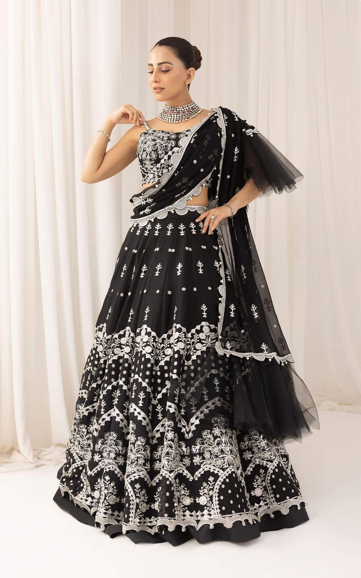 Basanti (ANB-08) | Unstitched Festive - Shop Now at Asifa and Nabeel