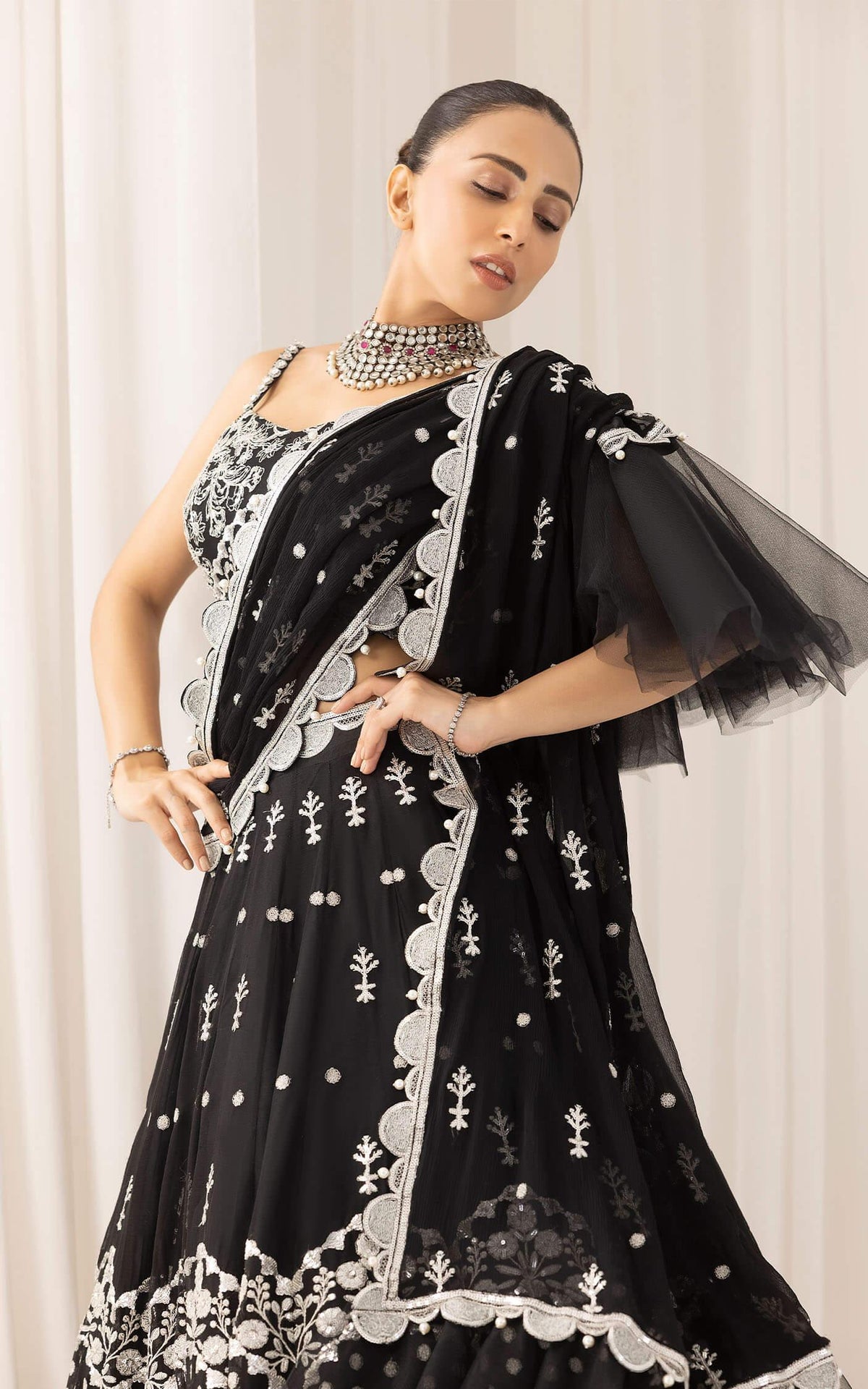 Basanti (ANB-08) | Unstitched Festive - Shop Now at Asifa and Nabeel