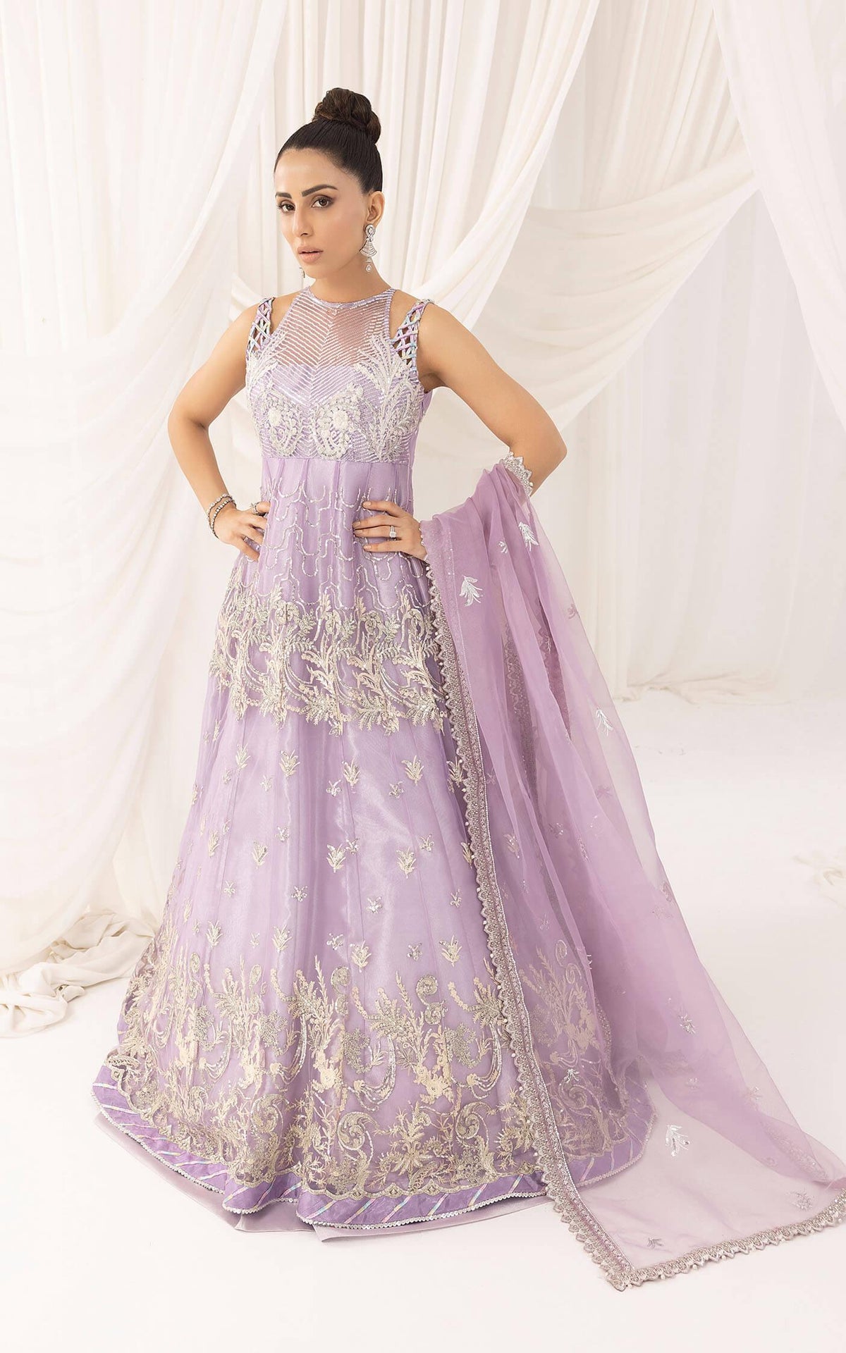 Risham (ANB-09) | Unstitched Festive - Shop Now at Asifa and Nabeel