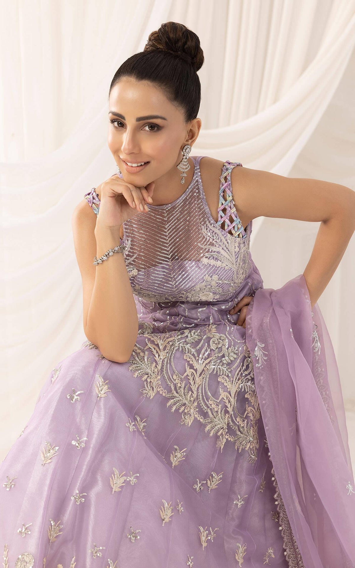 Risham (ANB-09) | Unstitched Festive - Shop Now at Asifa and Nabeel