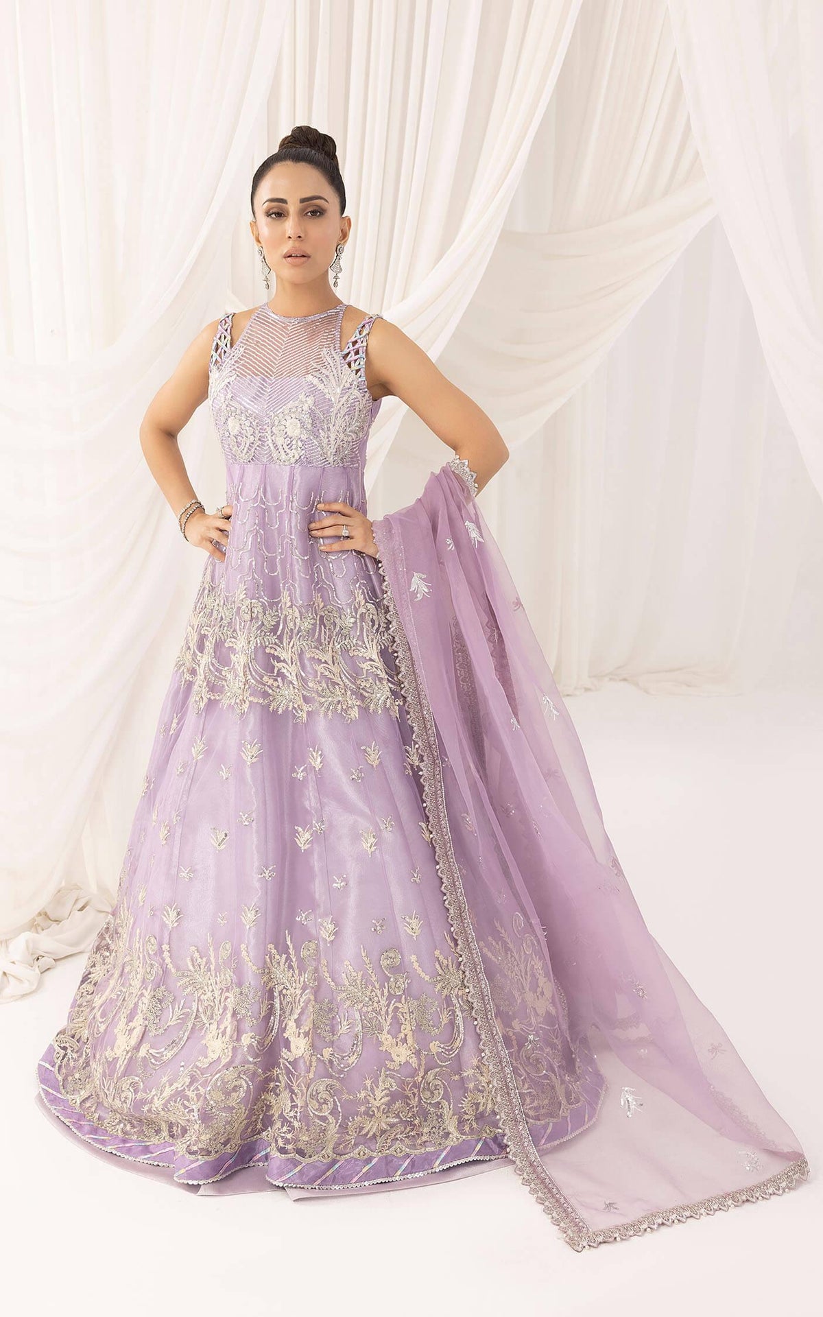 Risham (ANB-09) | Unstitched Festive - Shop Now at Asifa and Nabeel
