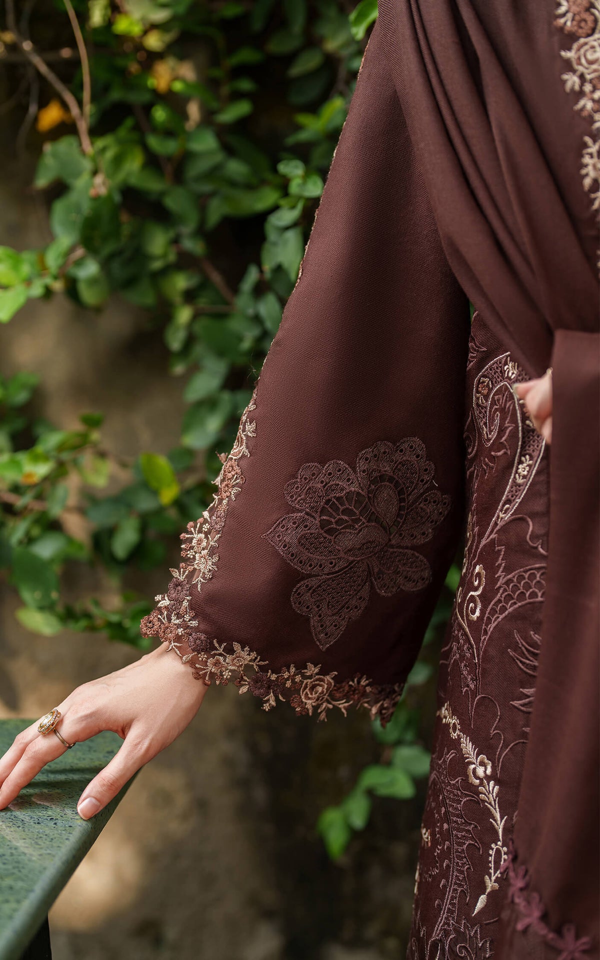 Aima LWC25-10 | 3pcs Embroidered Unstitched Winter - Shop Now at Asifa and Nabeel