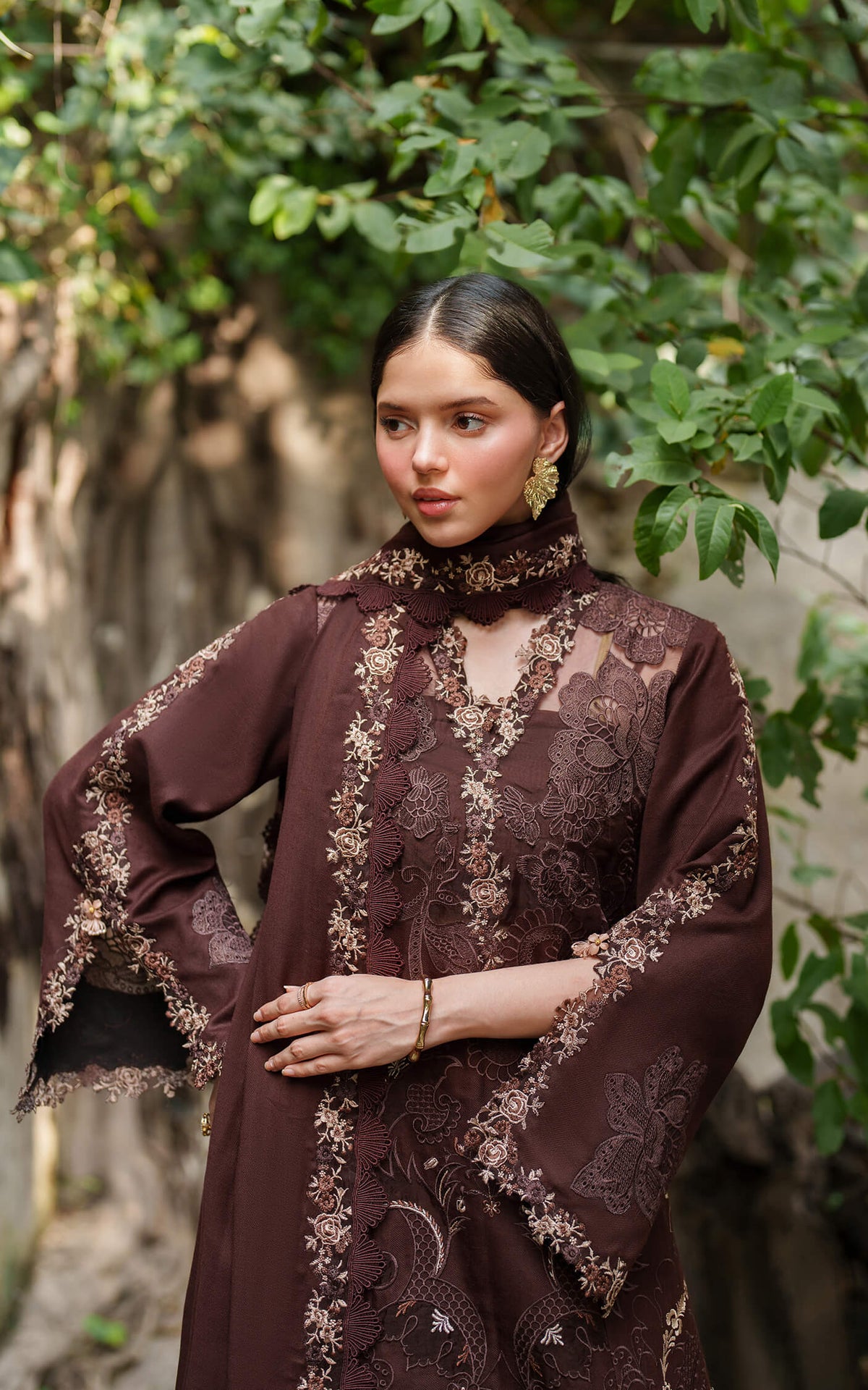 Aima LWC25-10 | 3pcs Embroidered Unstitched Winter - Shop Now at Asifa and Nabeel