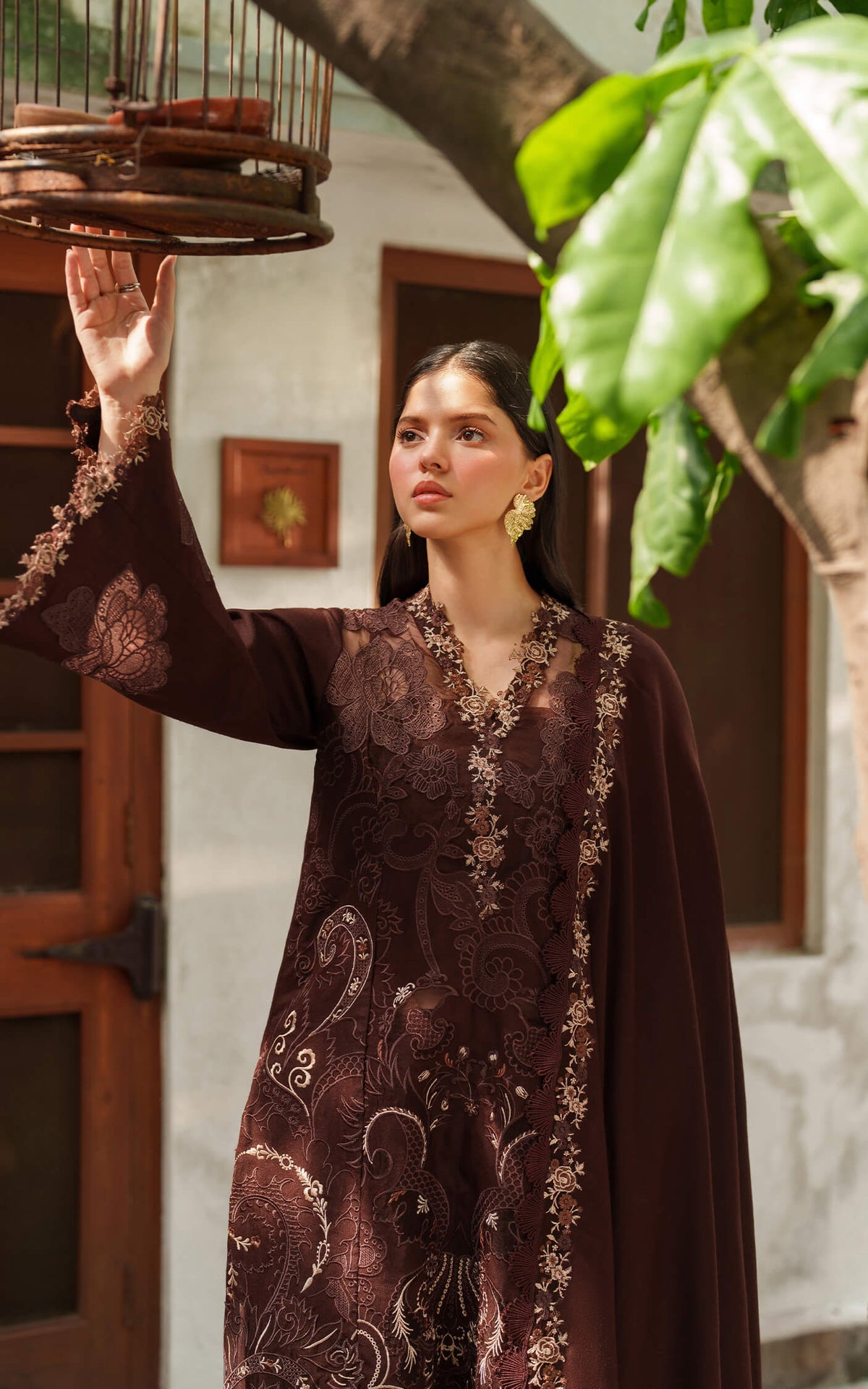 Aima LWC25-10 | 3pcs Embroidered Unstitched Winter - Shop Now at Asifa and Nabeel