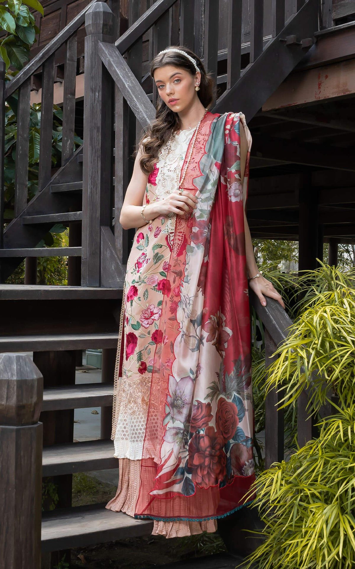 BOTANICA (RRL-10) | Unstitched Lawn’24 - Shop Now at Asifa and Nabeel