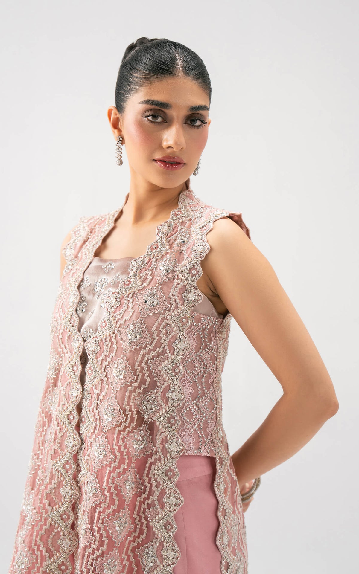 Blush Reverie Ensemble - Shop Now at Asifa and Nabeel