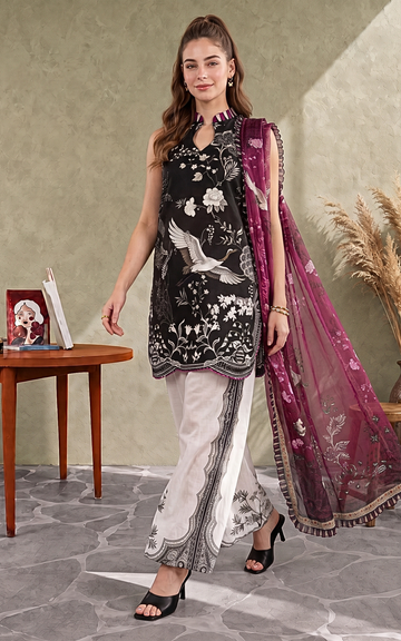Sasha (CU26-08) | 3pcs Stitched Cambric