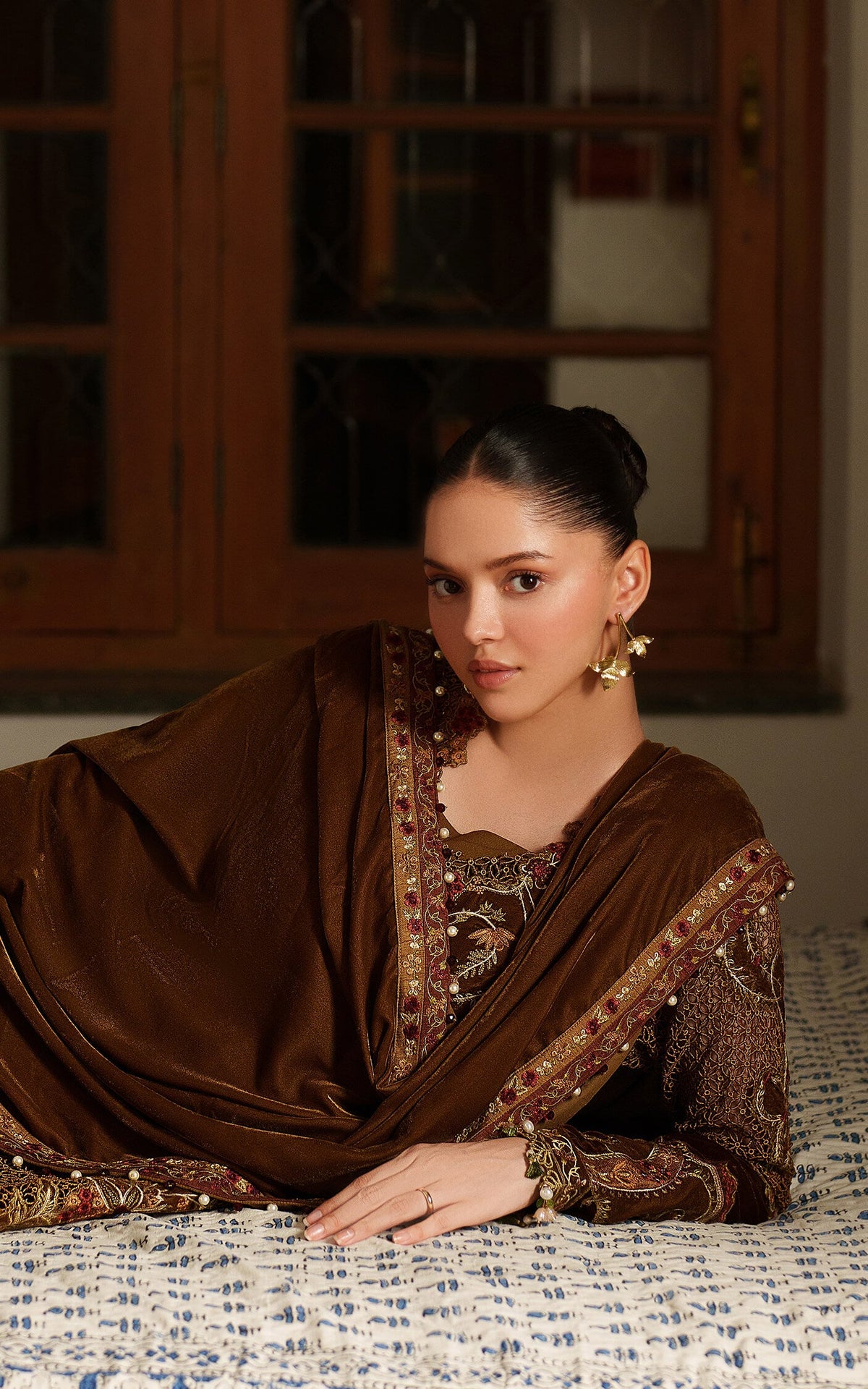 Cedar LWC25-08 | 3pcs Embroidered Unstitched Winter - Shop Now at Asifa and Nabeel