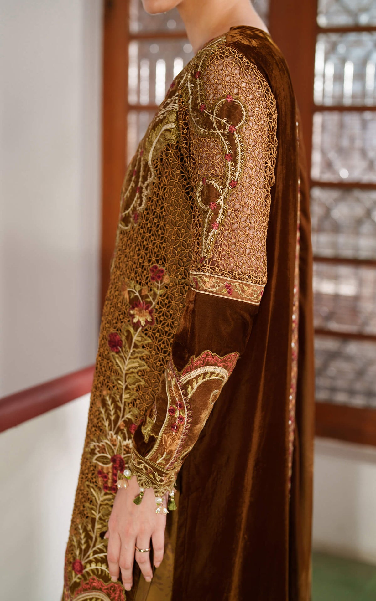 Cedar LWC25-08 | 3pcs Embroidered Stitched Suit - Shop Now at Asifa and Nabeel