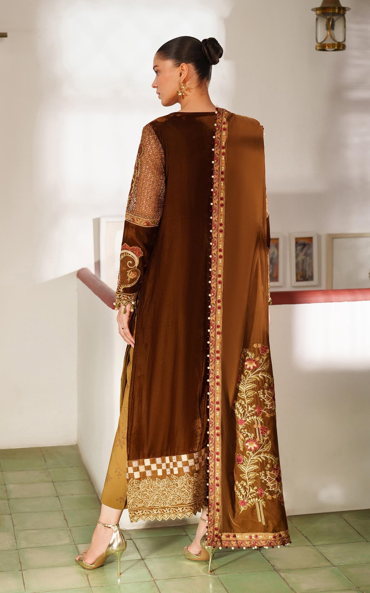 Cedar LWC25-08 | 3pcs Embroidered Unstitched Winter - Shop Now at Asifa and Nabeel