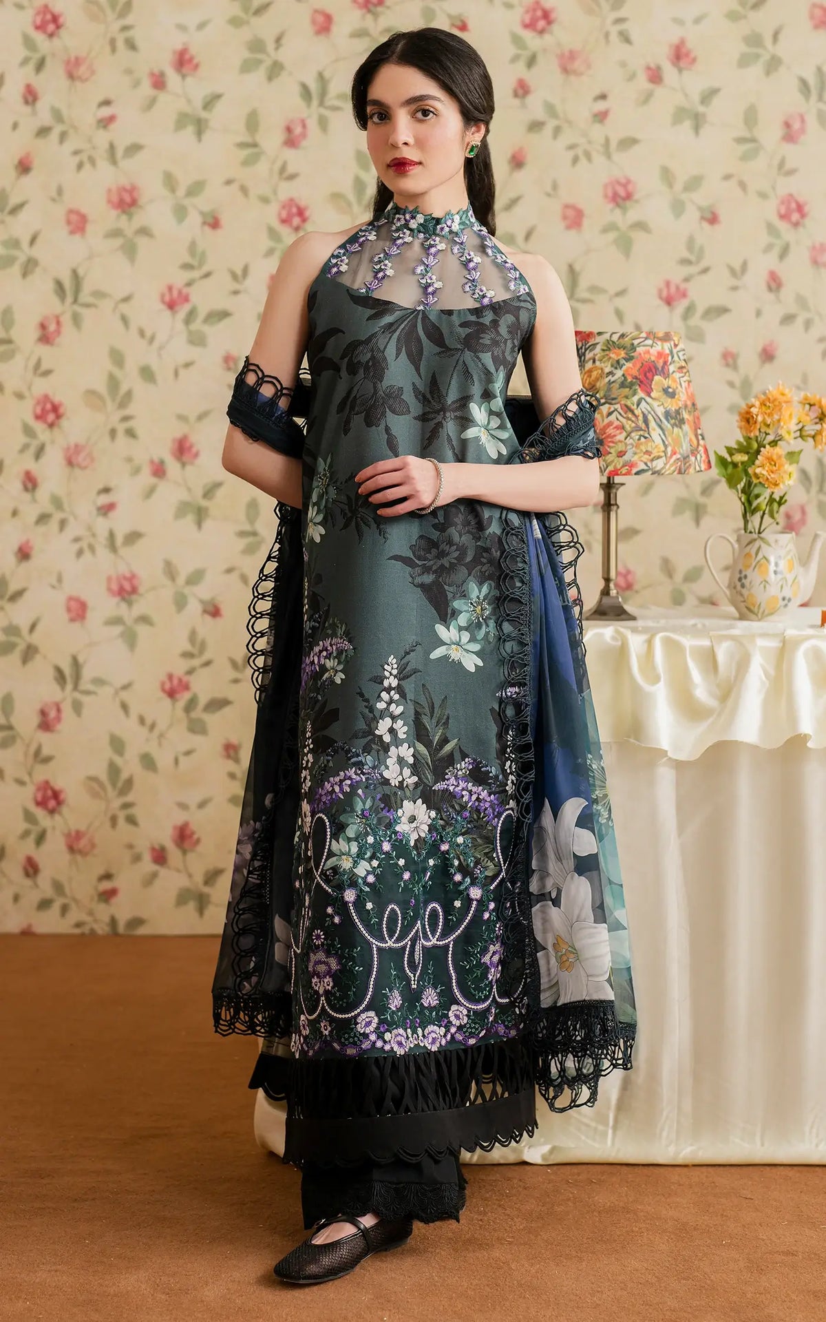 Chandi Raatain (MVL25-12) | Unstitched Summer - Shop Now at Asifa and Nabeel