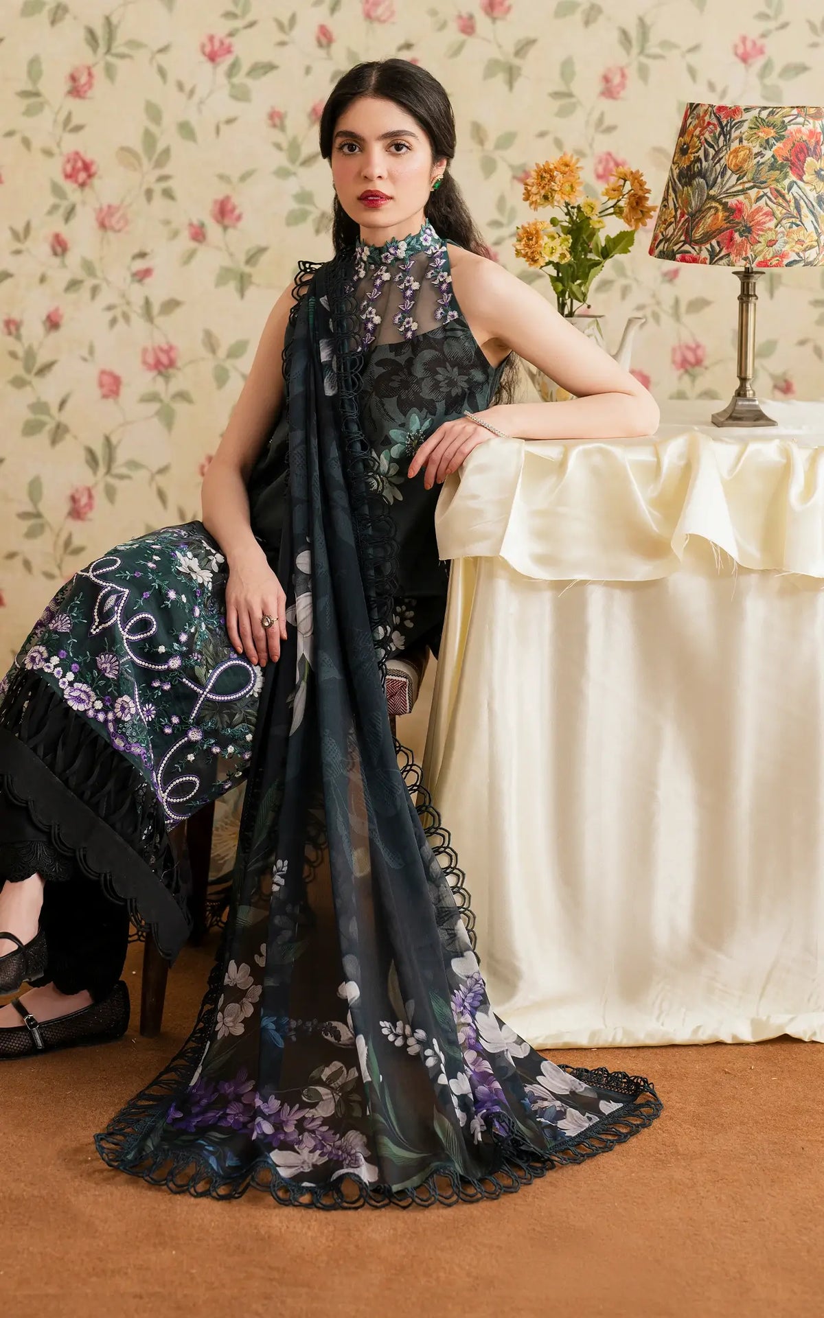 Chandi Raatain (MVL25-12) | Unstitched Summer - Shop Now at Asifa and Nabeel