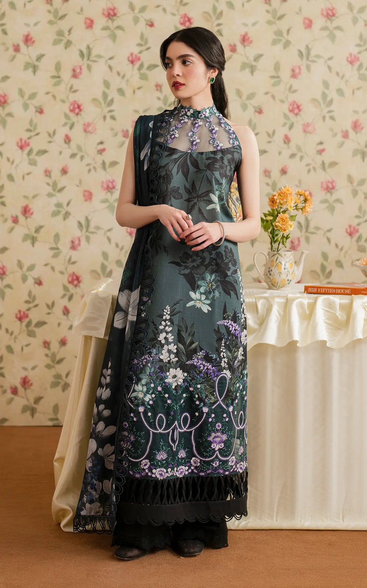 Chandi Raatain (MVL25-12) | Unstitched Summer - Shop Now at Asifa and Nabeel