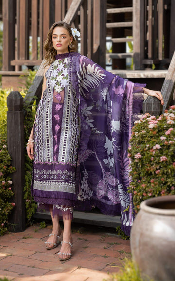 DAZZLE (RRL-12) | Unstitched Lawn’24 - Shop Now at Asifa and Nabeel