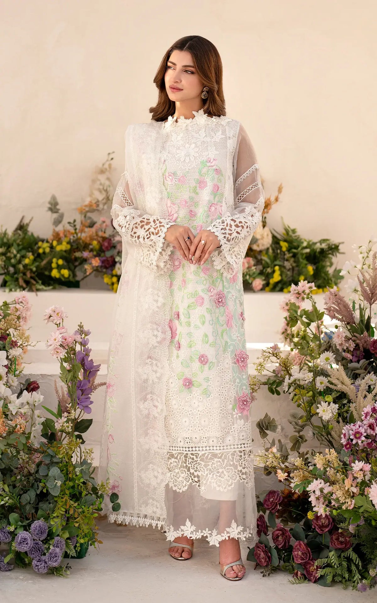 Dove (AZL25-03) | Unstitched Summer - Shop Now at Asifa and Nabeel