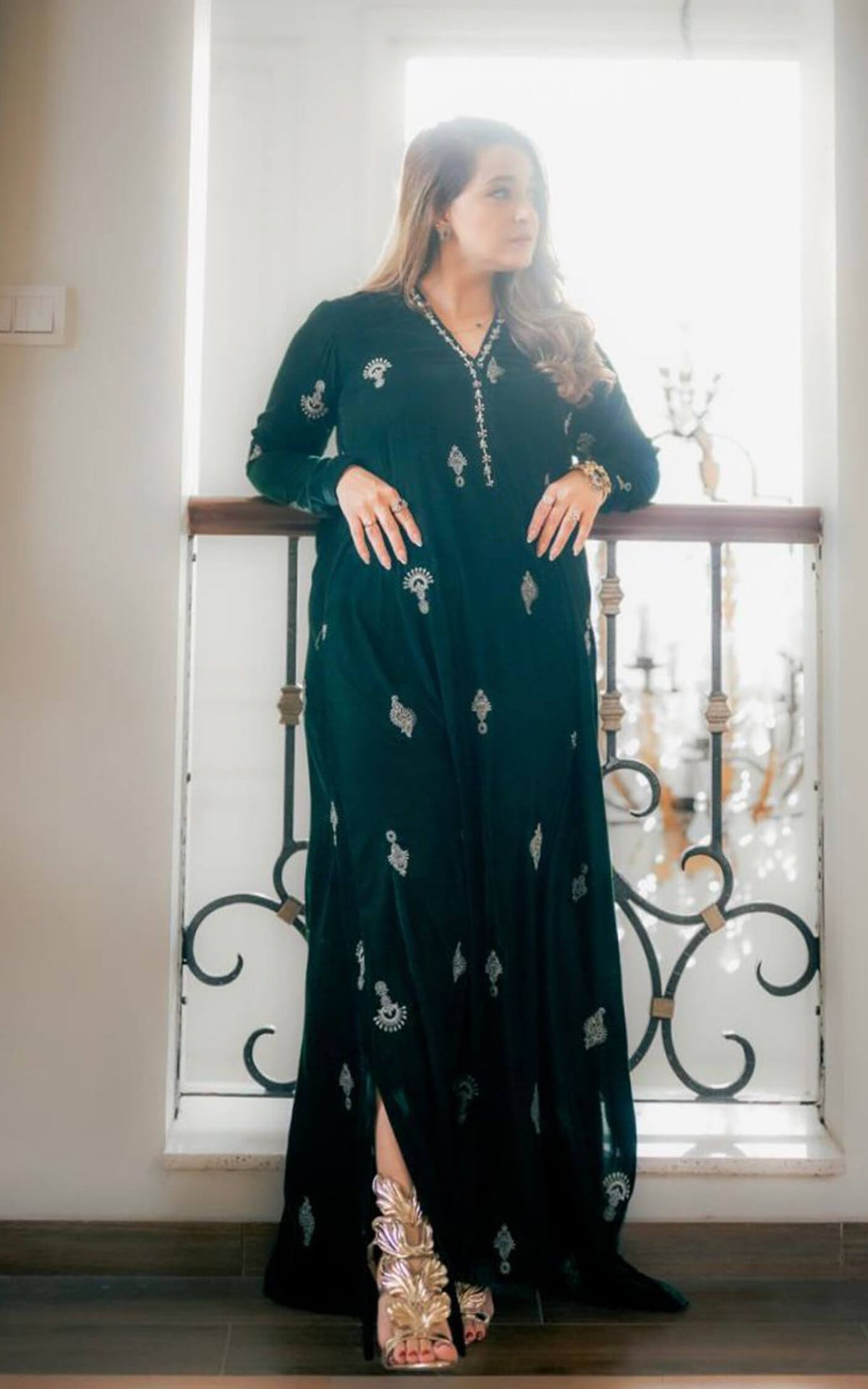 Emerald Royale Kaftan - Shop Now at Asifa and Nabeel