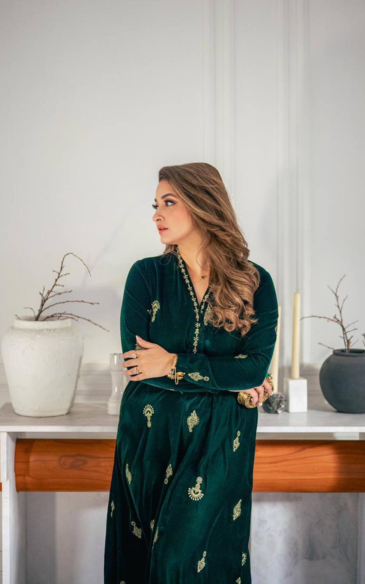 Emerald Royale Kaftan - Shop Now at Asifa and Nabeel
