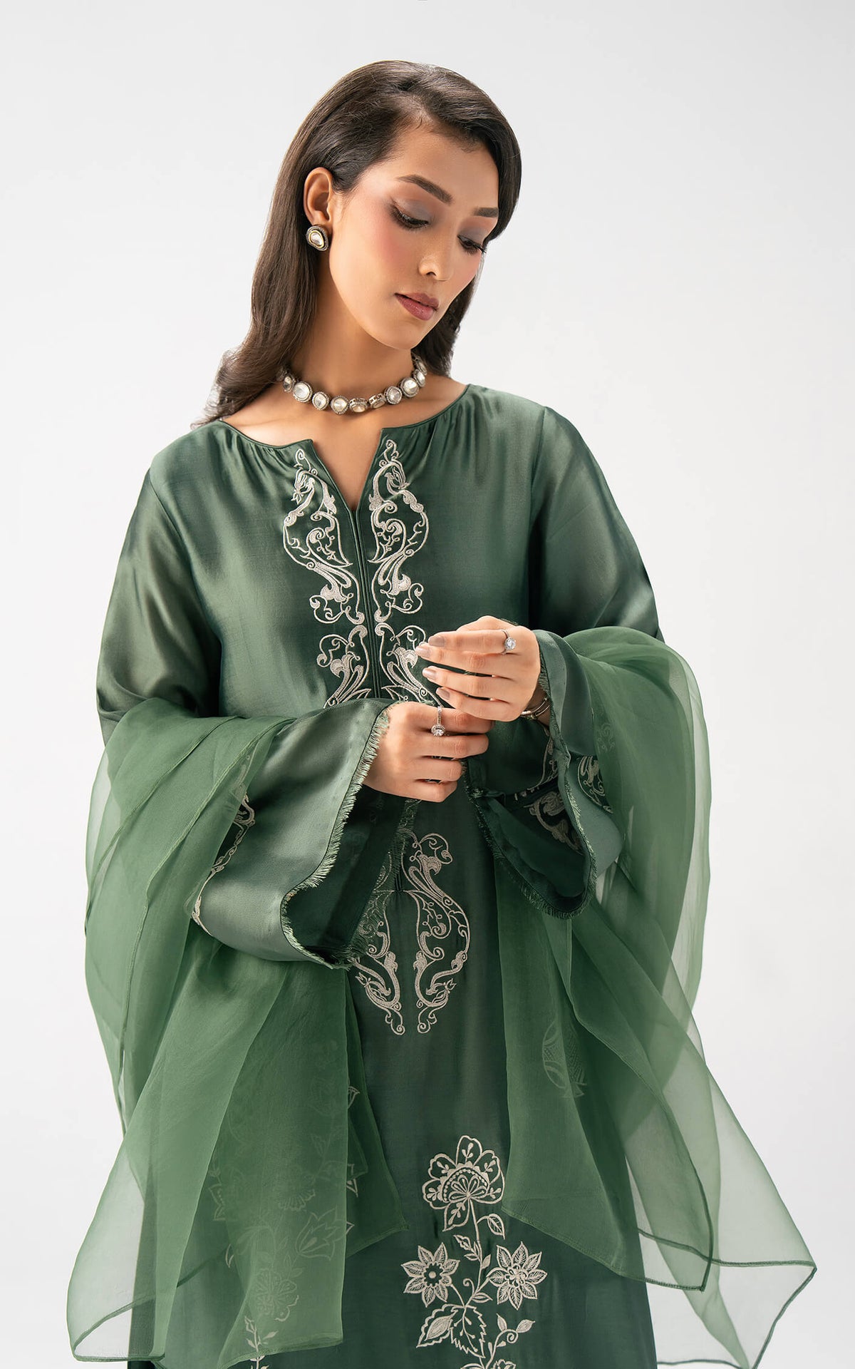 Emerald Veil - Shop Now at Asifa and Nabeel