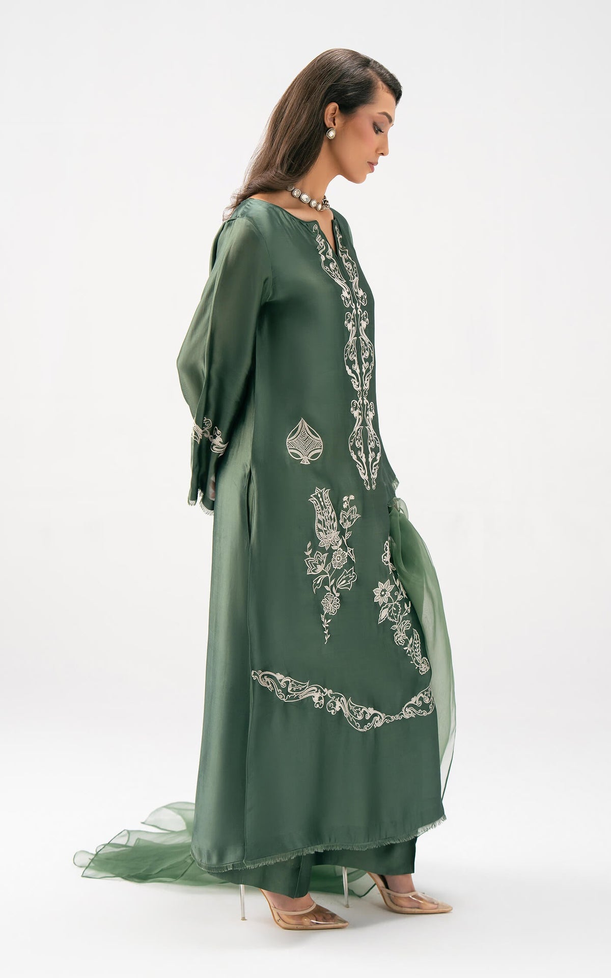 Emerald Veil - Shop Now at Asifa and Nabeel