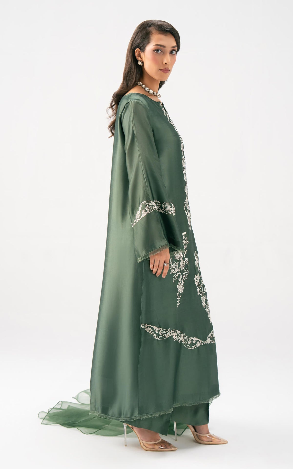 Emerald Veil - Shop Now at Asifa and Nabeel