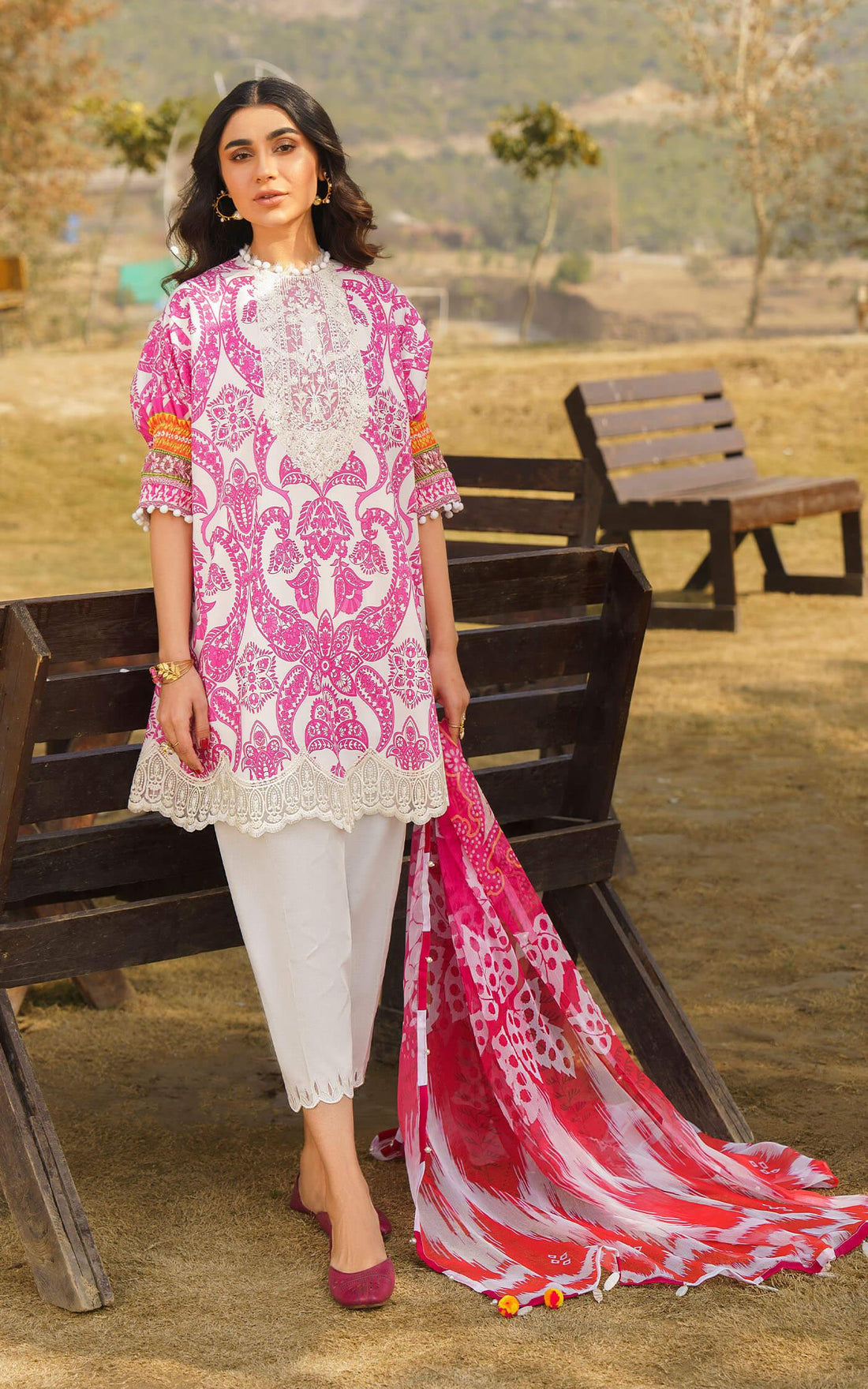 FIA-U141M013 | Unstitched Lawn - Shop Now at Asifa and Nabeel