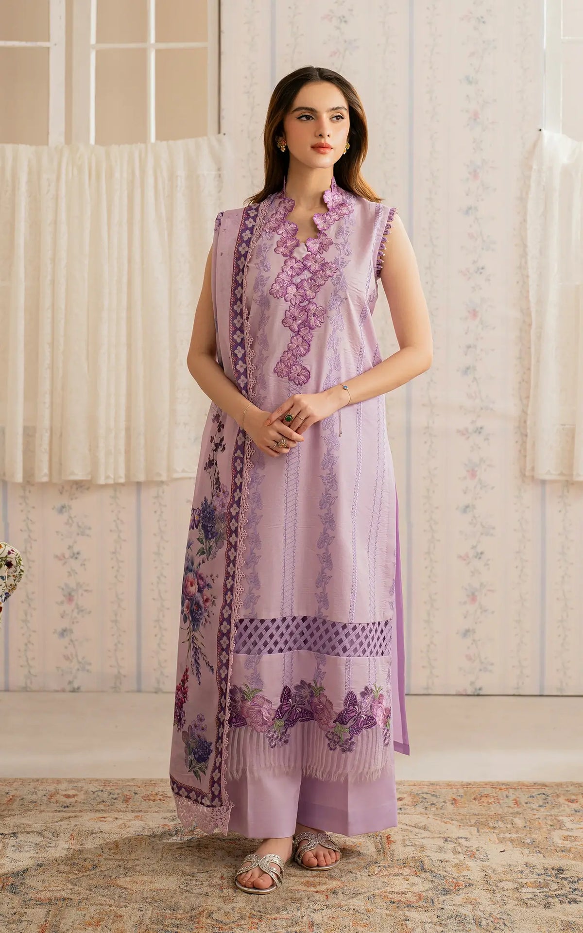 Faakhta (MVL25-17) | Unstitched Summer - Shop Now at Asifa and Nabeel