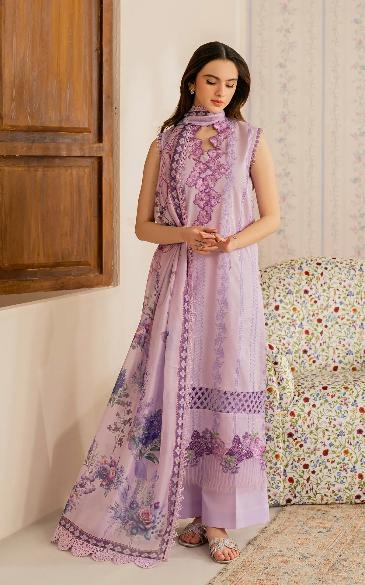 Faakhta (MVL25-17) | Unstitched Summer - Shop Now at Asifa and Nabeel